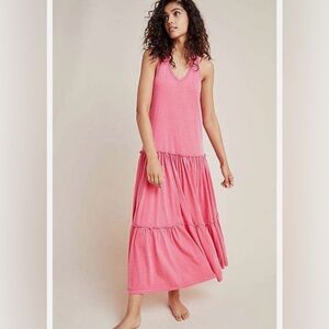 Anthropology Sundry Pink Maxi Dress